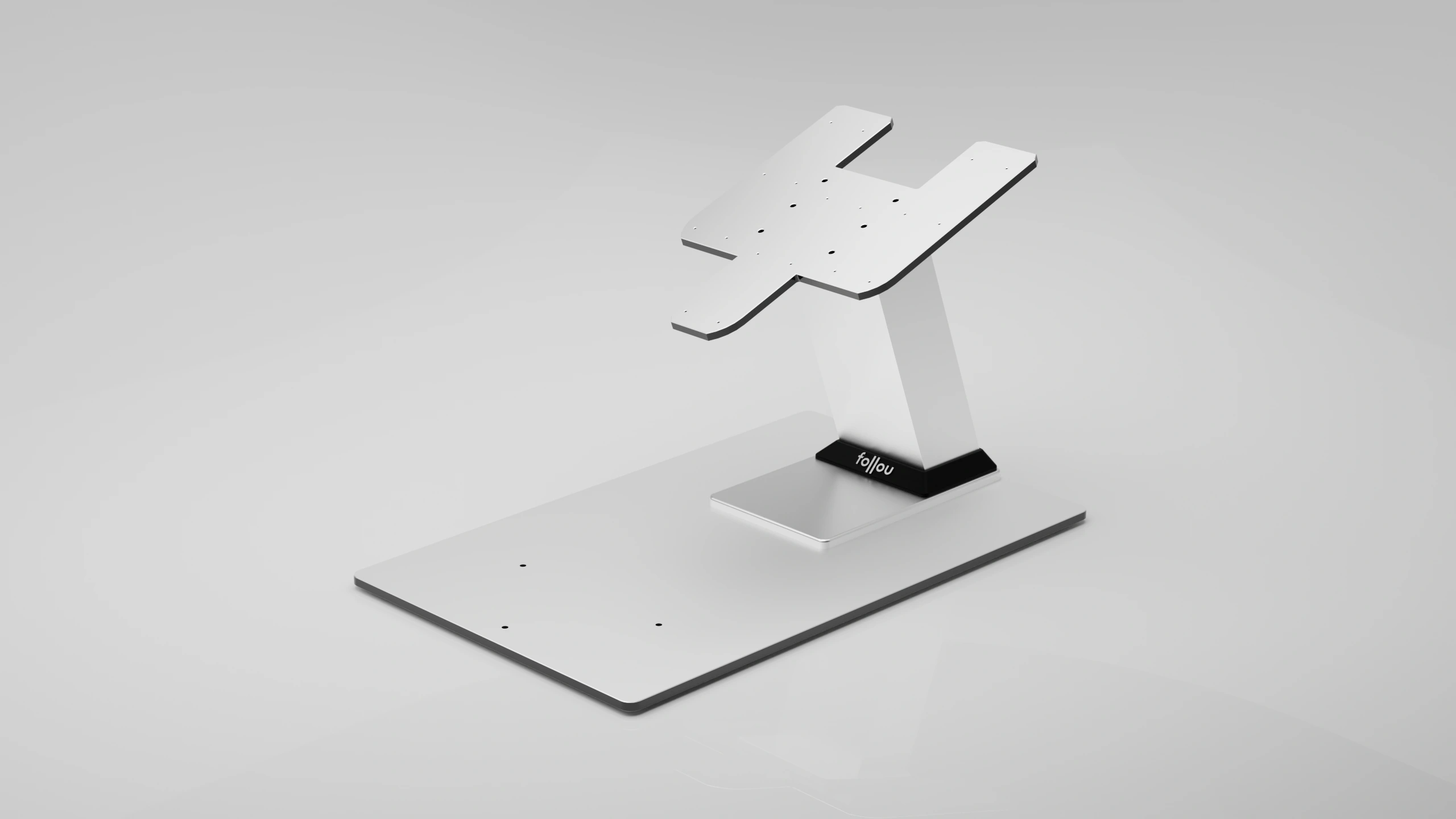 Workstation Base With 3 Mounting Brackets Follou Haptics